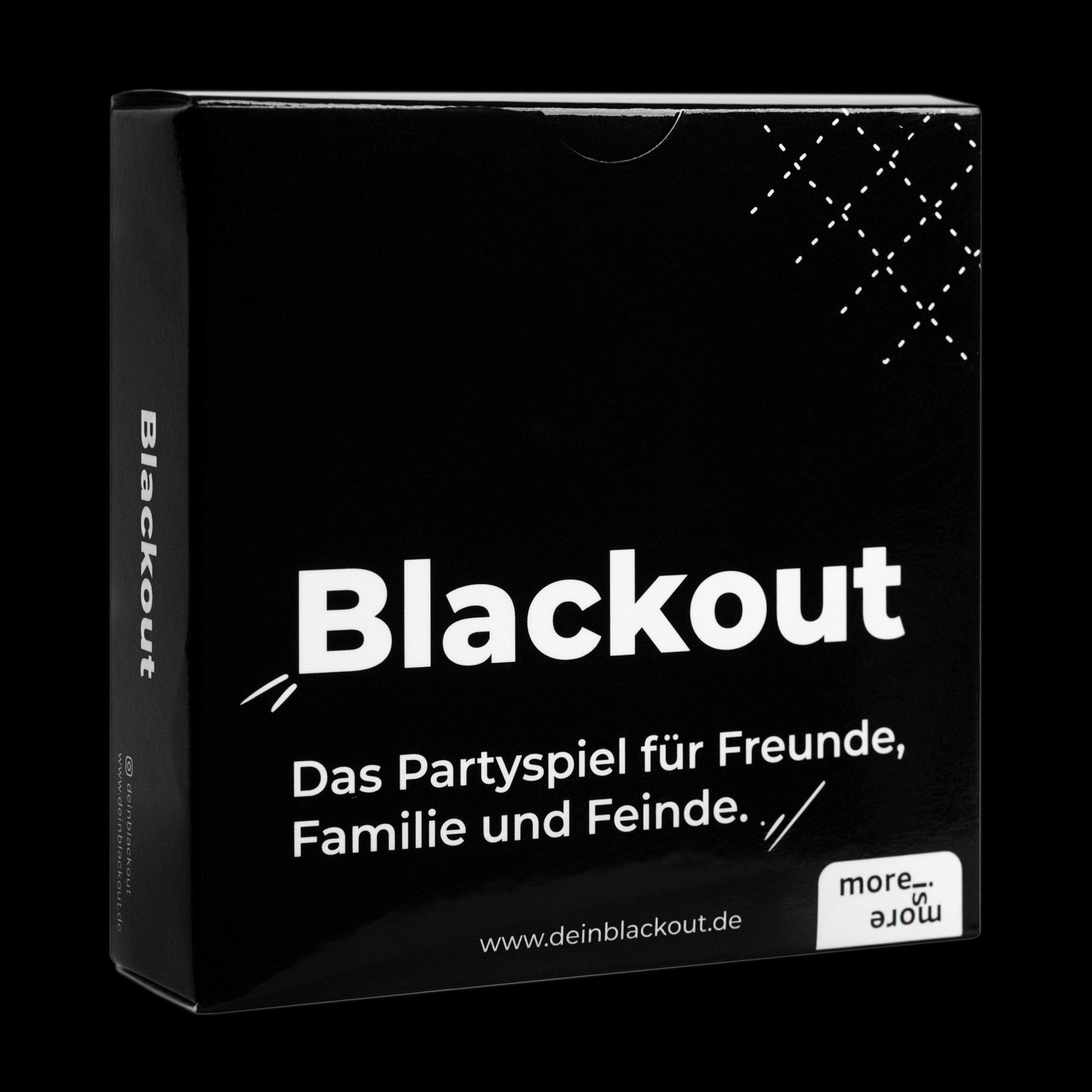 Verpackung des Blackout Partyspiels