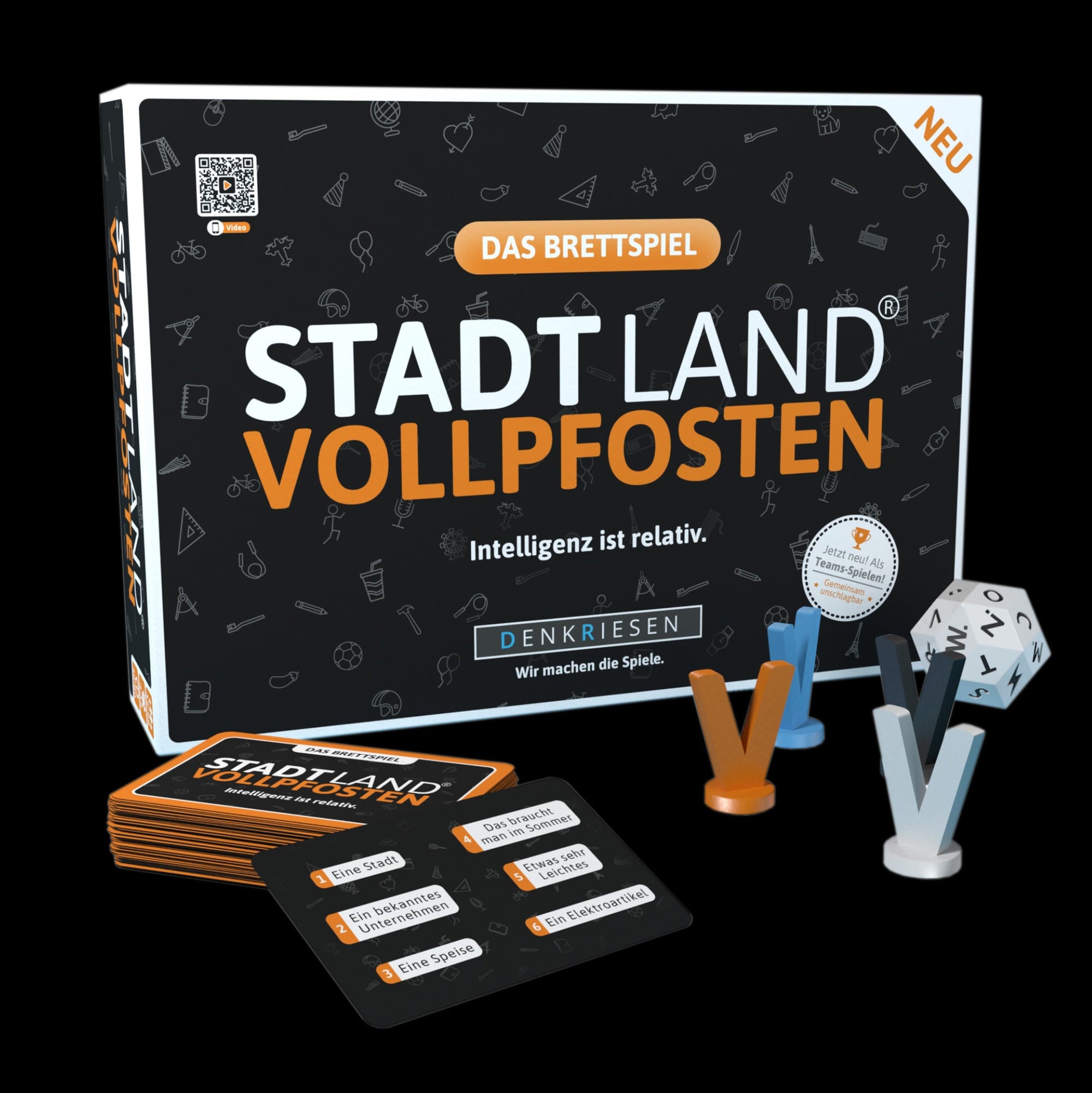 Das Brettspiel zu Stadt Land Vollpfosten
