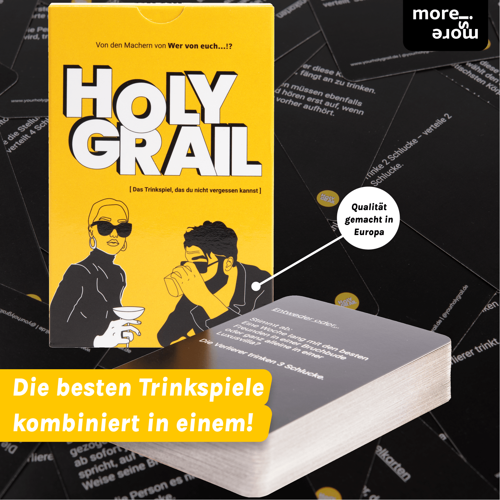 Karten des Holy Grail Trinkspiels
