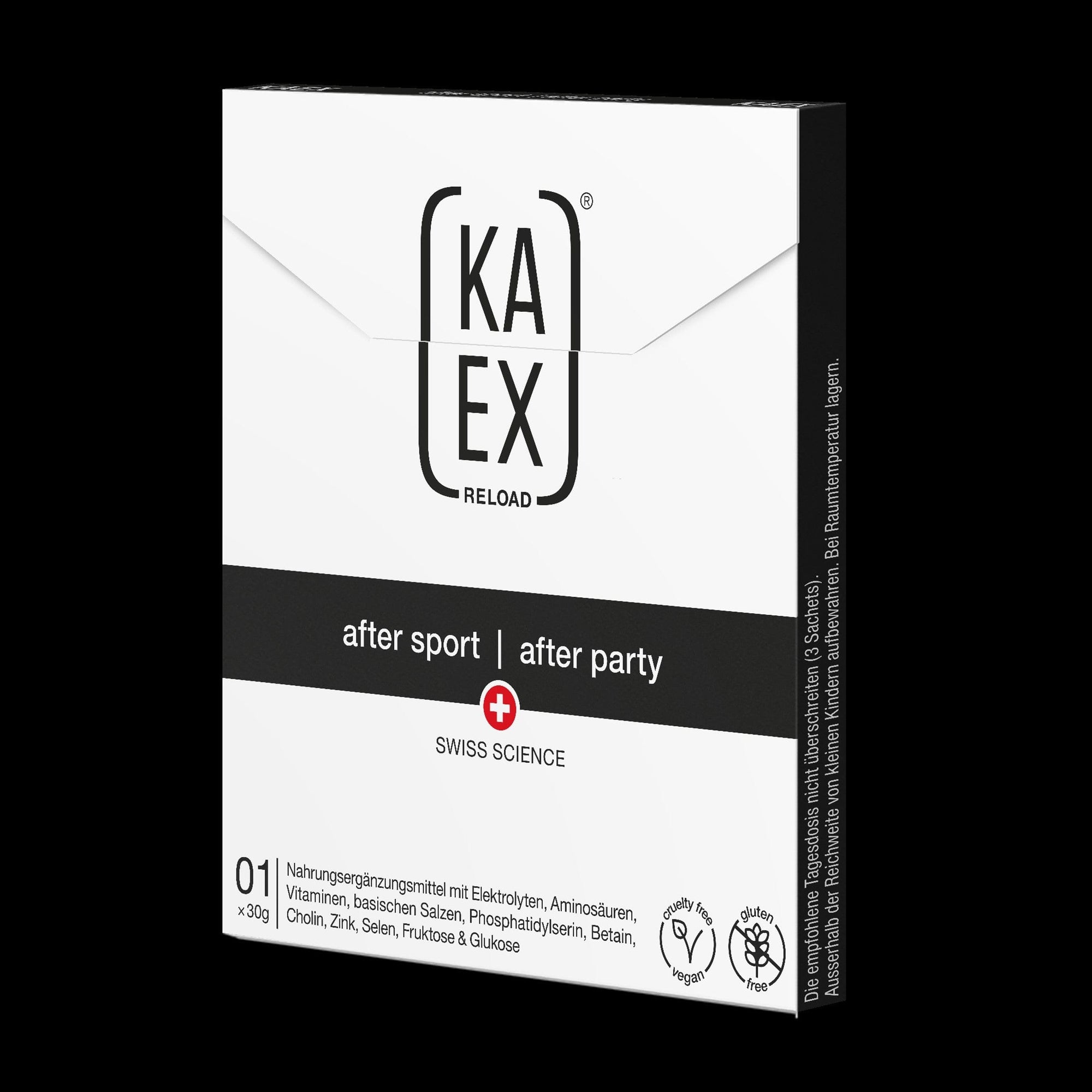Einfache Verpackung der KA-EX Reload Shots