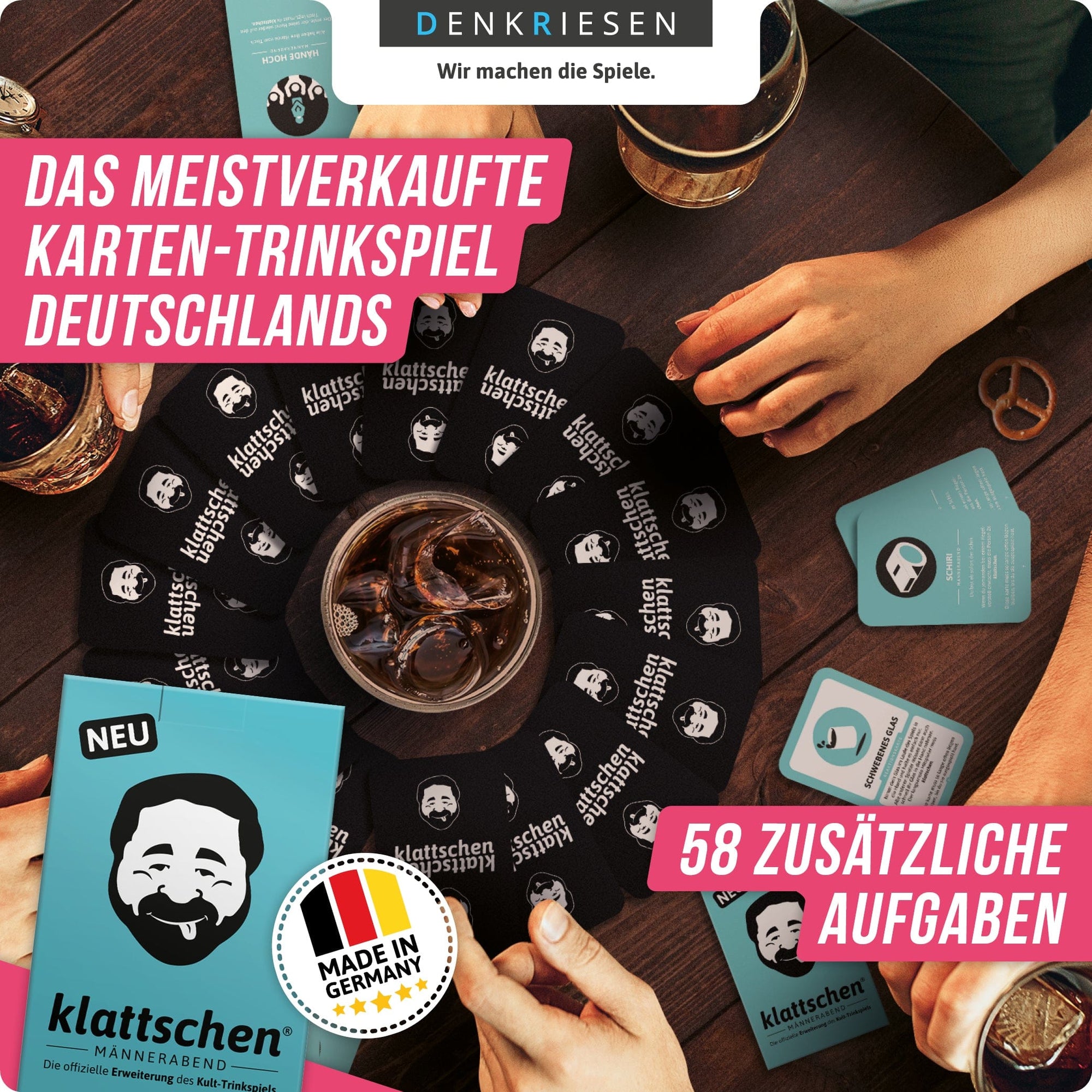 Klattschen Partie der Version "Männerabend"