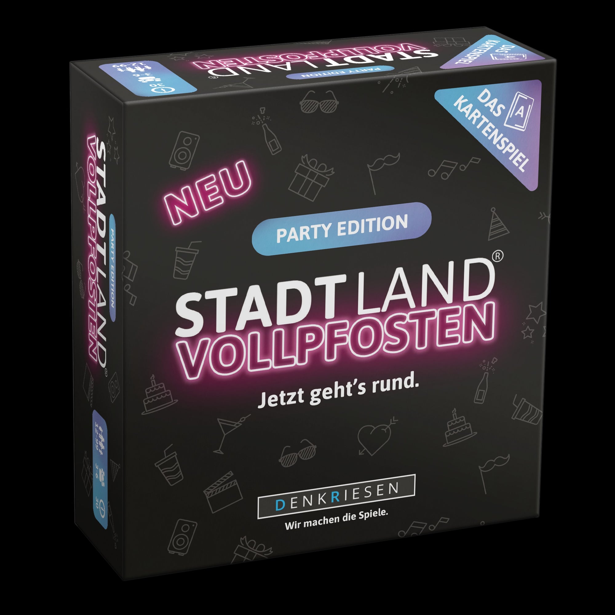 Party Version von Stadt Land Vollpfosten