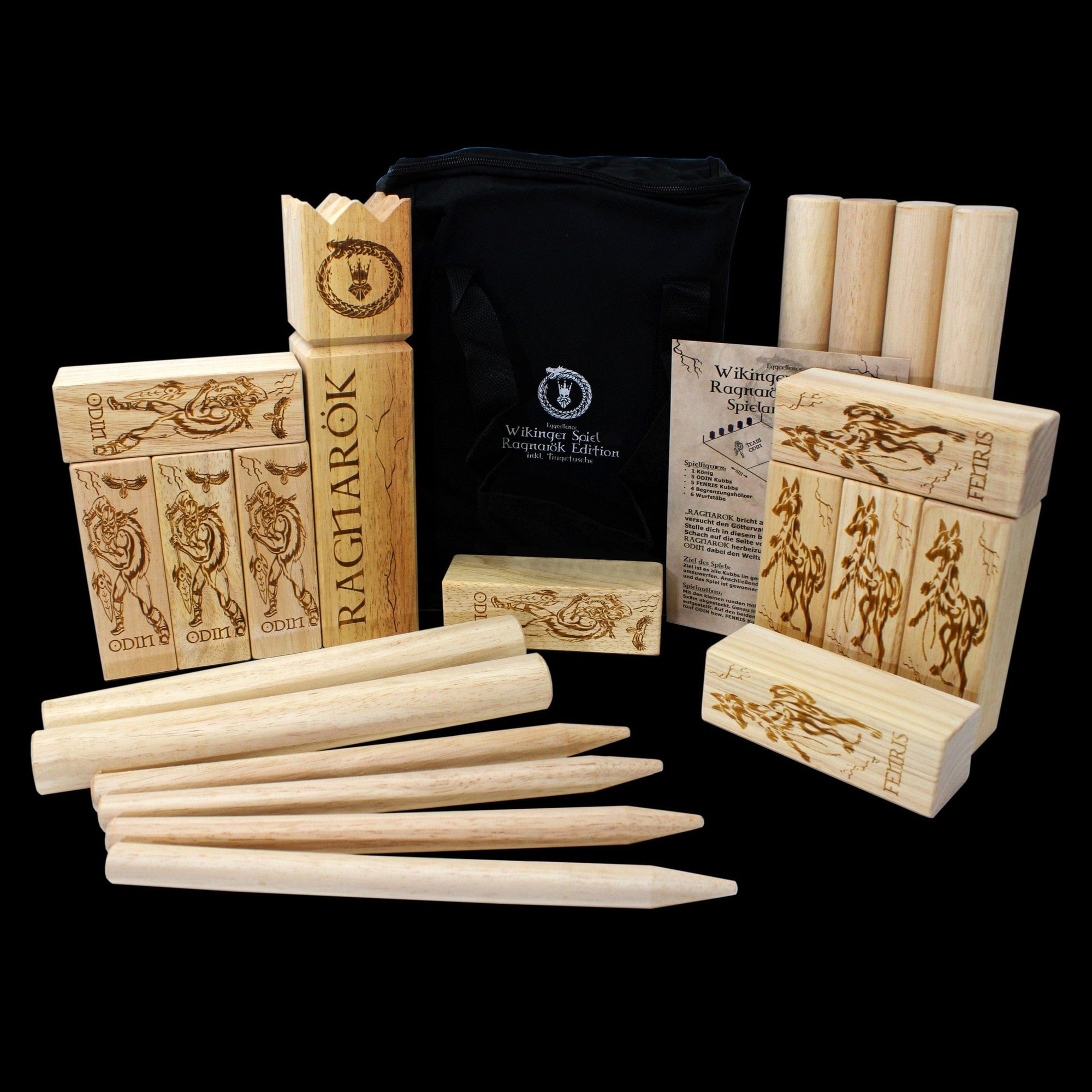 Wikinger Kubb Spiel Ragnarök