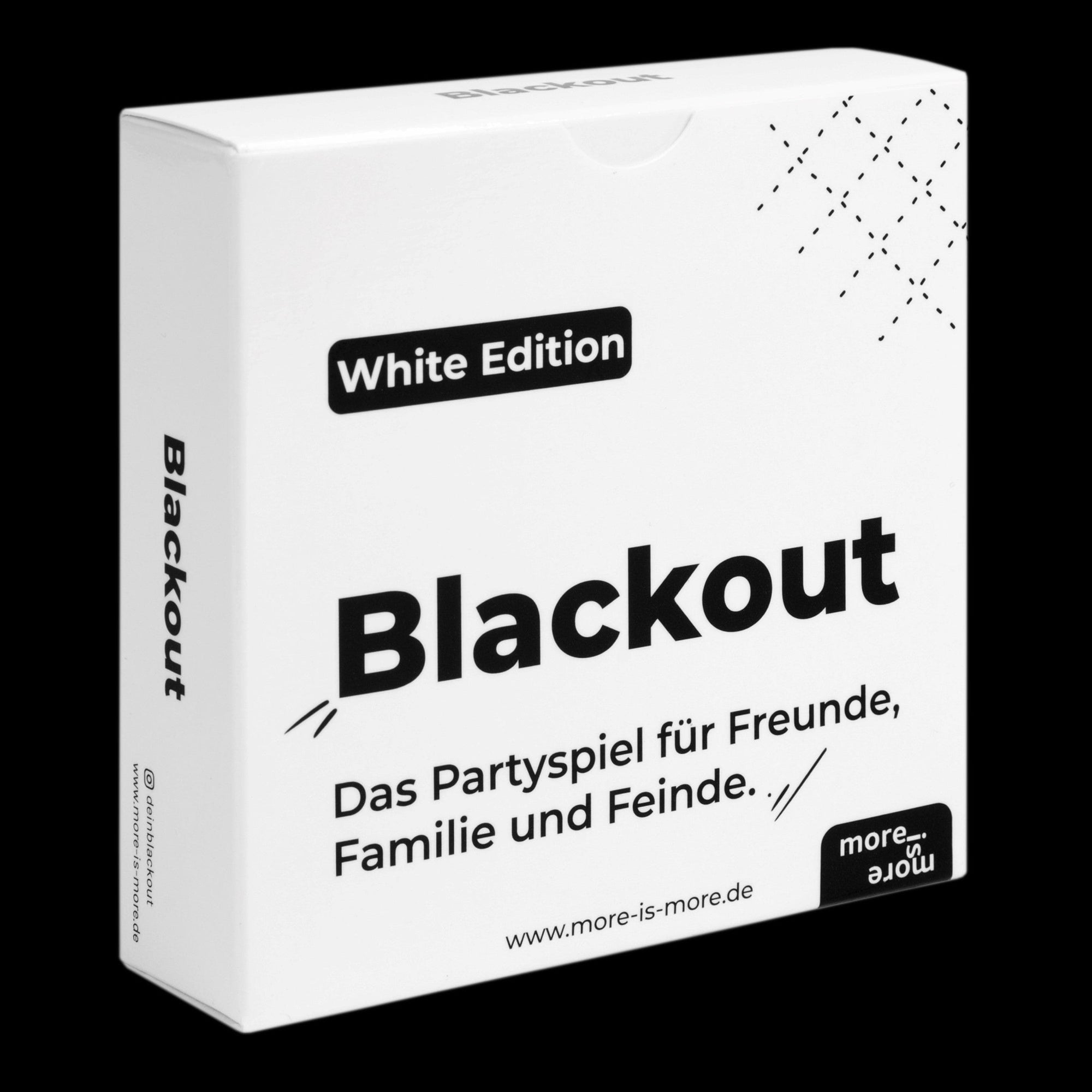 White Edition des Blackout Kartenspiels