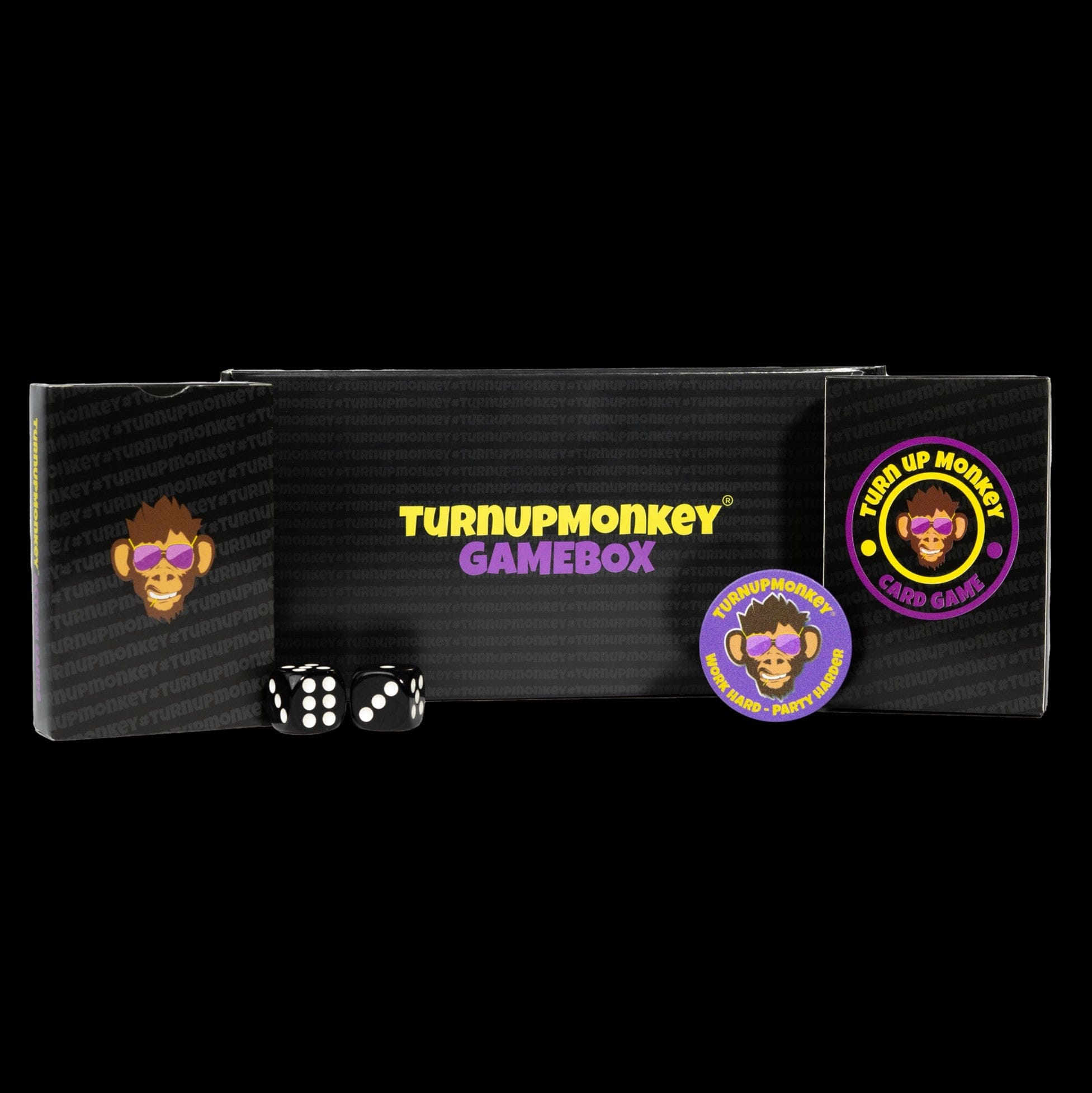 Die Turnupmonkey Gamebox und deren Inhalt